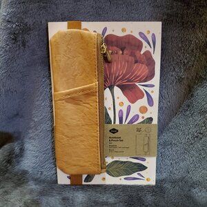 Denik Floral Notebook & Pouch Set 8.25" x 5.25"